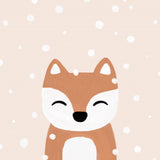 Snow & Fox Poster och Canvastavla