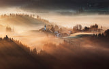 Slovenian Countryside Poster och Canvastavla