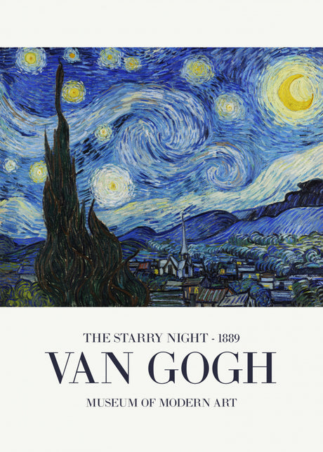 The Starry Night Kitchen poster eller kökstavla