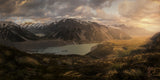 Mountain View Poster och Canvastavla