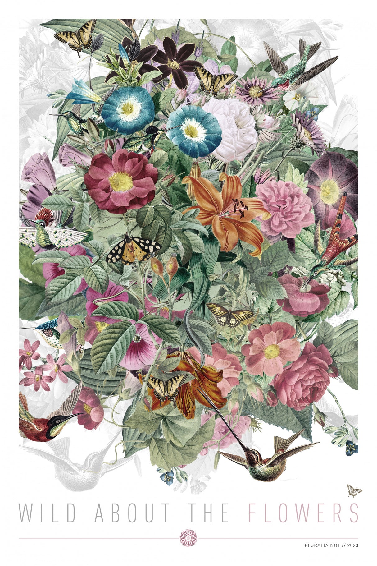 Wild About the Flowers 1 Poster och Canvastavla