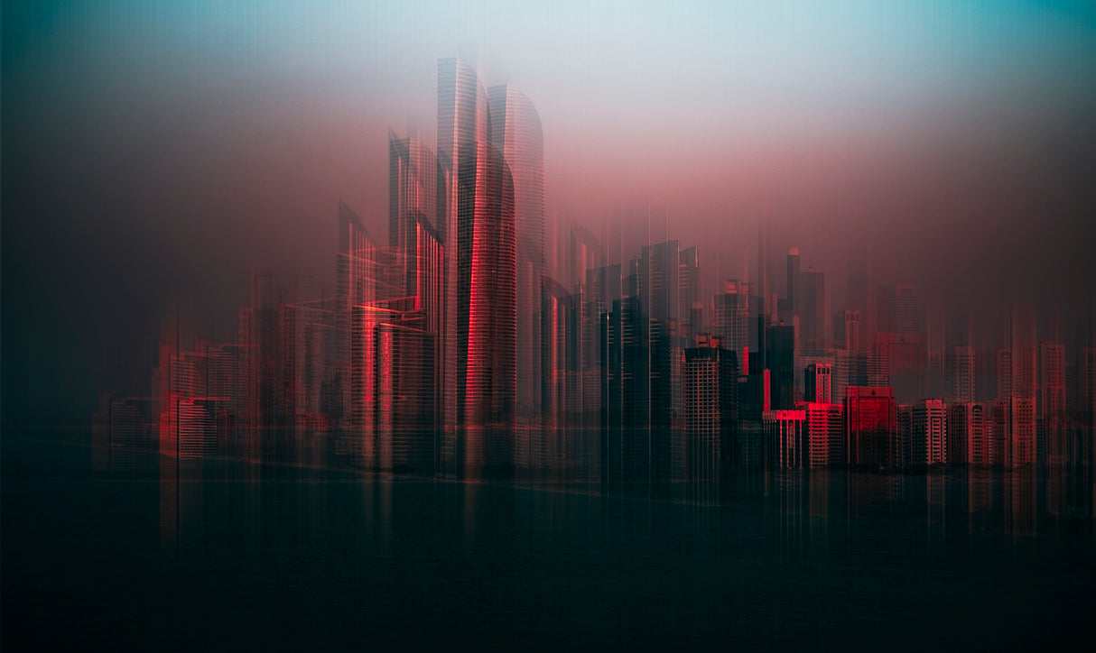 Abu Dhabi skyline Poster och Canvastavla