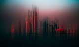 Abu Dhabi skyline Poster och Canvastavla