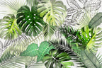 Tropical Foliage 01 Poster och Canvastavla