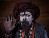 Aghori Baba Poster och Canvastavla