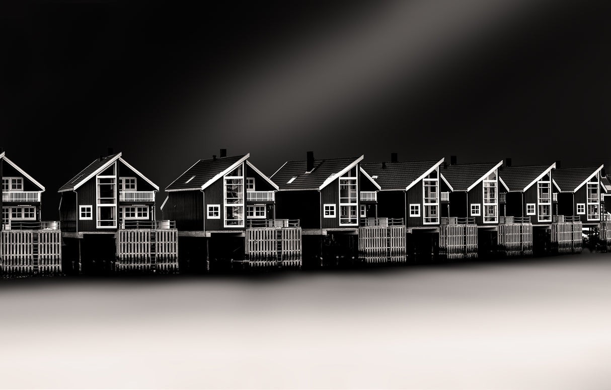 Cottages Poster och Canvastavla