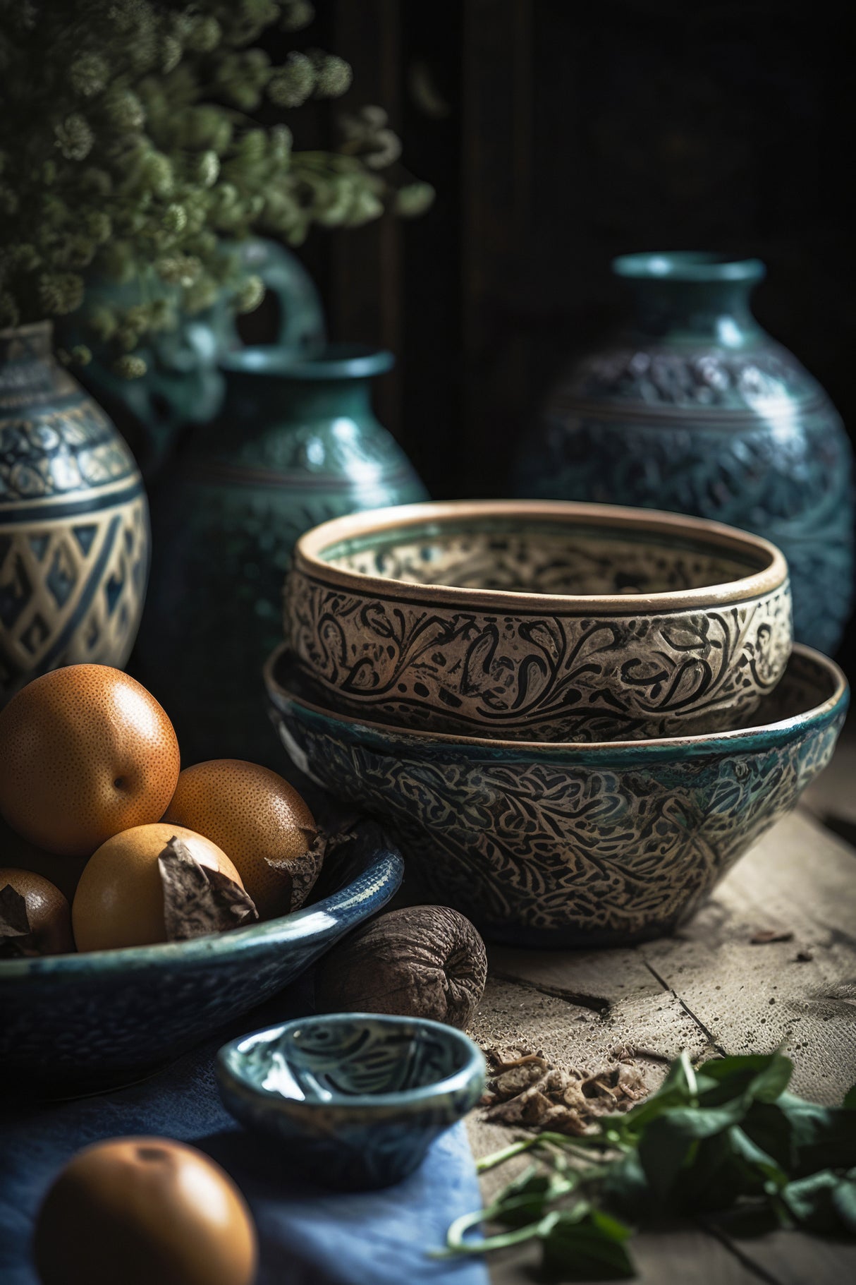 Moroccan Still Life No 5 Poster och Canvastavla
