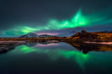Mirrored Aurora Poster och Canvastavla