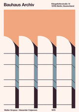 Bauhaus Archiv Poster och Canvastavla