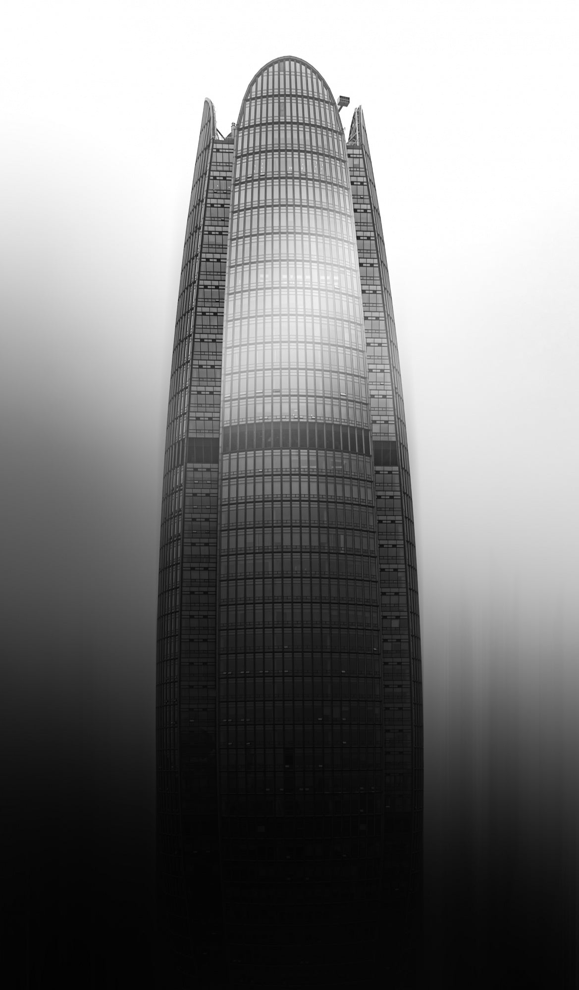 B&amp;W Building Poster och Canvastavla