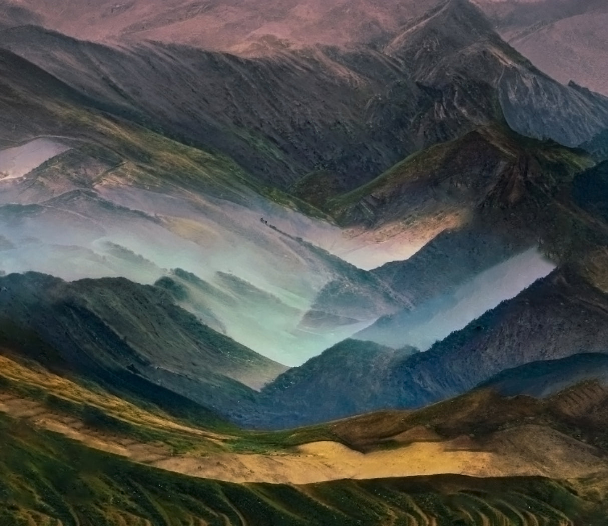 From the hills to the peaks Poster och Canvastavla