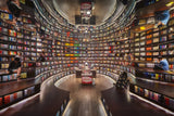 Mirrored Library Poster och Canvastavla