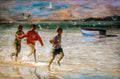 Playing in the water Poster och Canvastavla