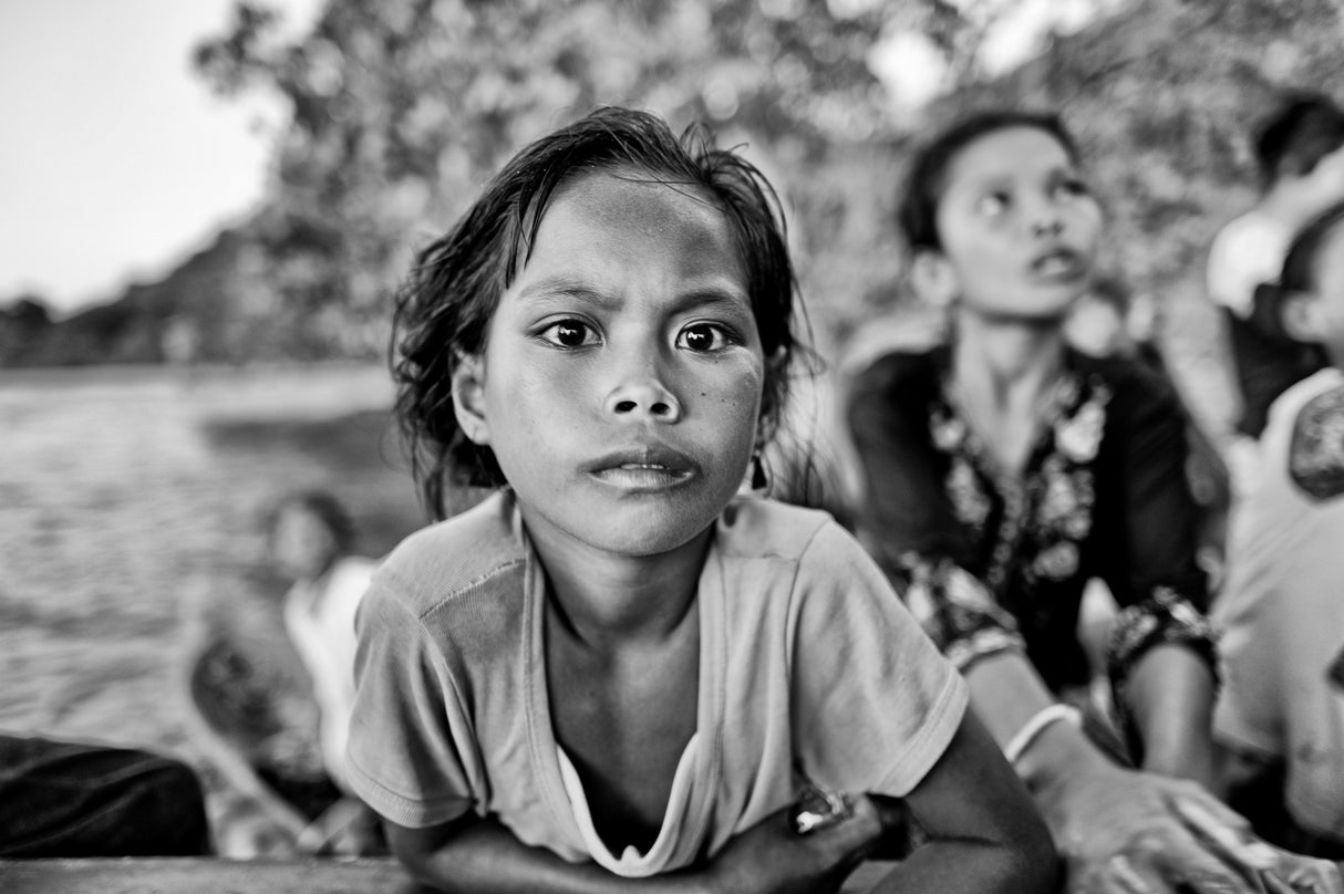 Bajau Girl Poster och Canvastavla