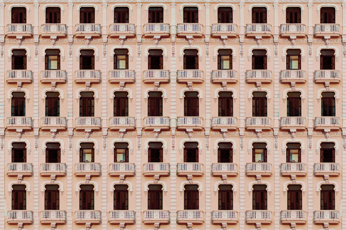 Windows and balconies Poster och Canvastavla
