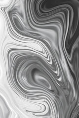 Grey Waves Poster och Canvastavla