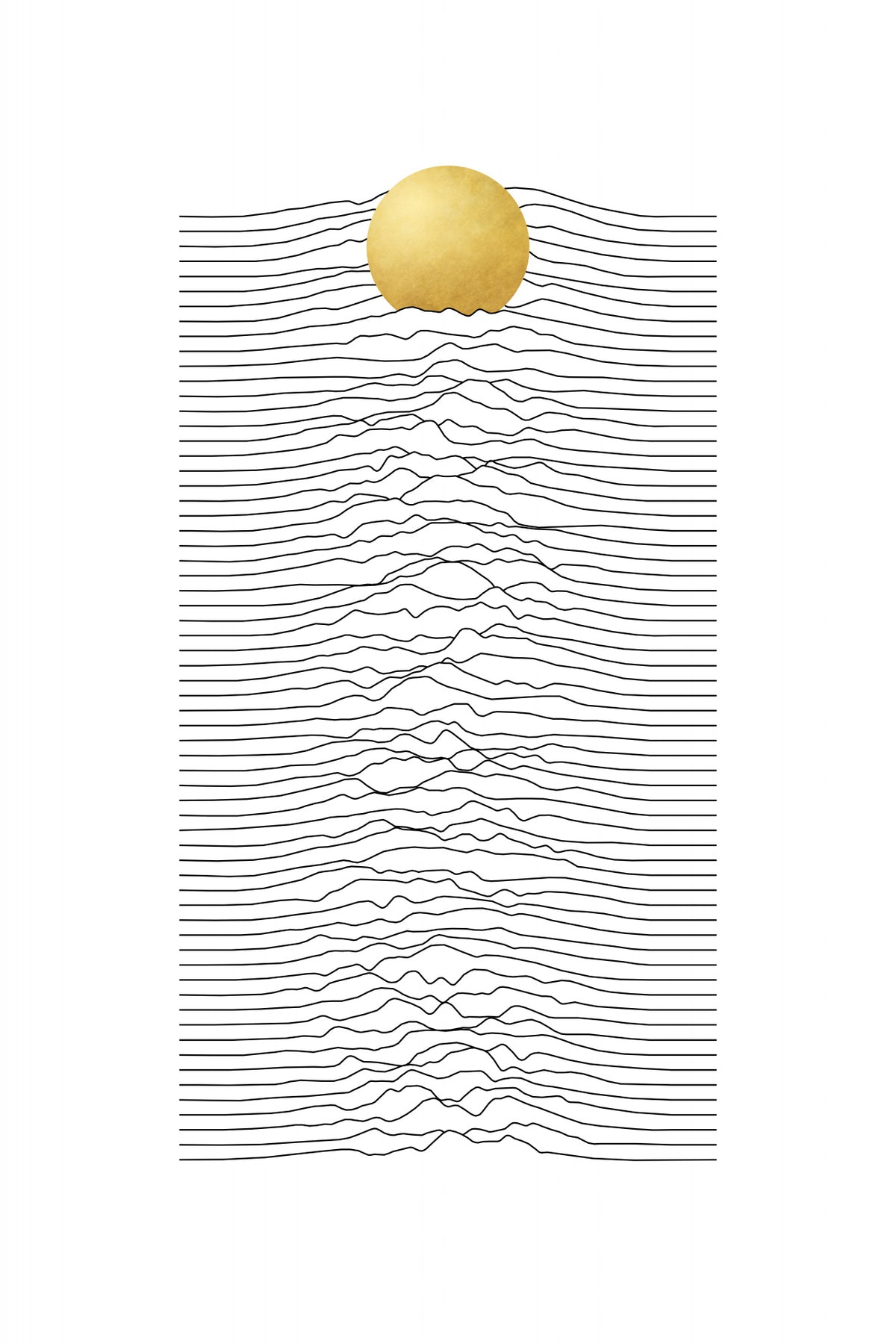 Golden Sunrise Poster och Canvastavla