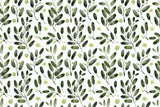 Lisa watercolor seeded eucalyptus pattern Poster och Canvastavla