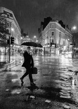 A rainy night in London Poster och Canvastavla