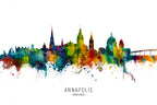 Annapolis Maryland Skyline Poster och Canvastavla