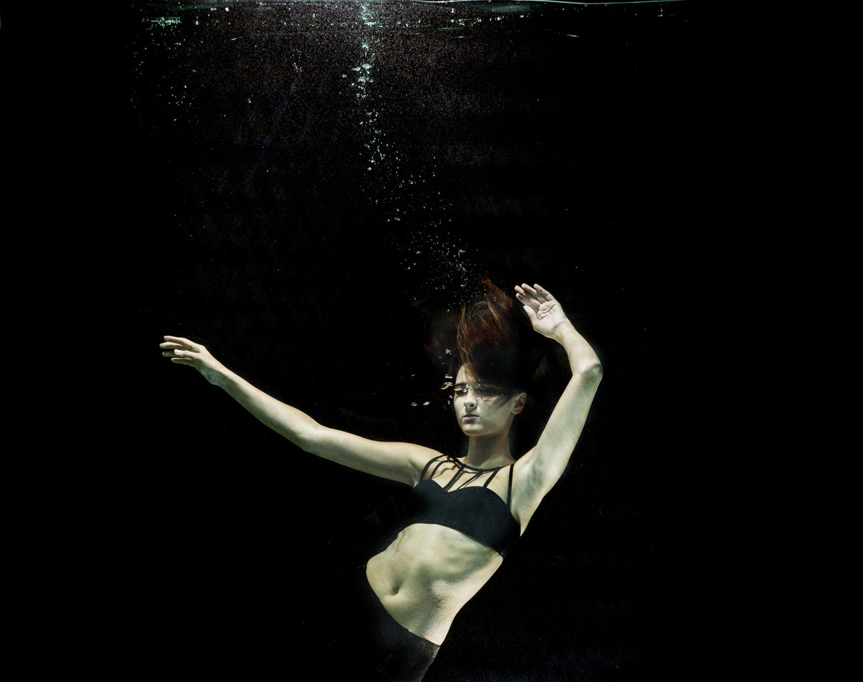 underwater artistic portrait shooting Poster och Canvastavla