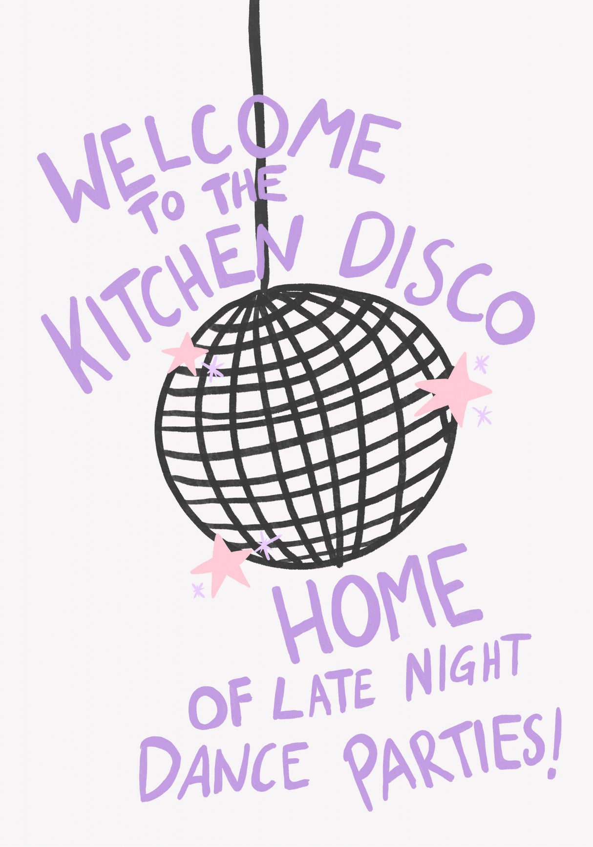 Kitchen Disco Poster och Canvastavla