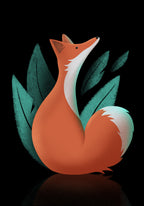 Foxy Trot Poster och Canvastavla