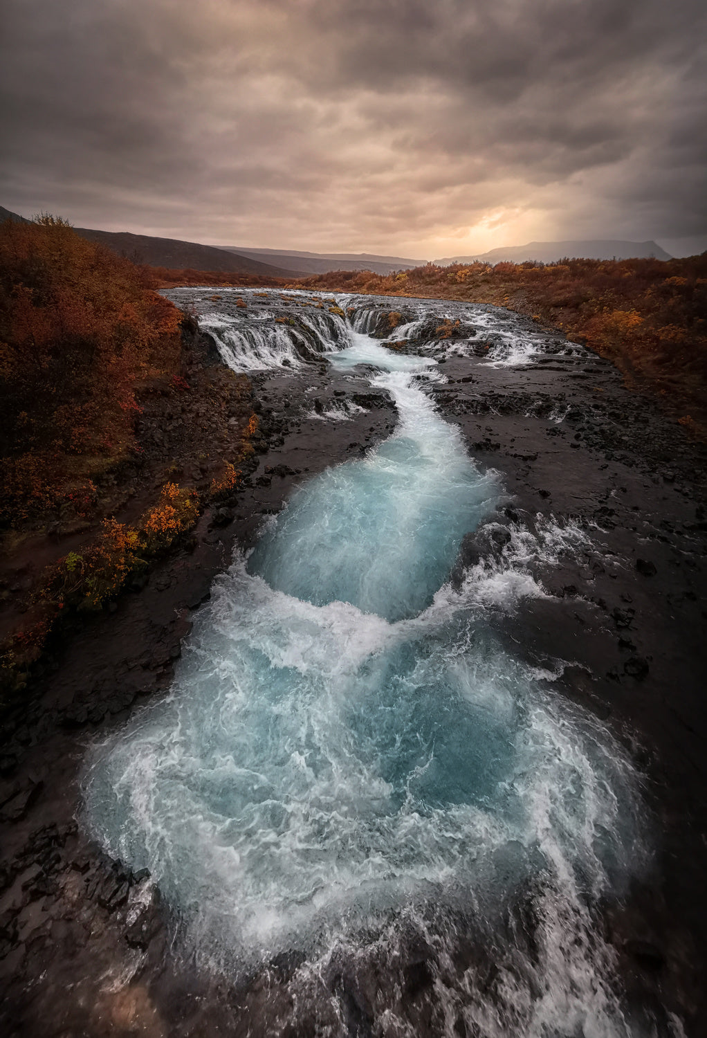 Bruarfoss Poster och Canvastavla