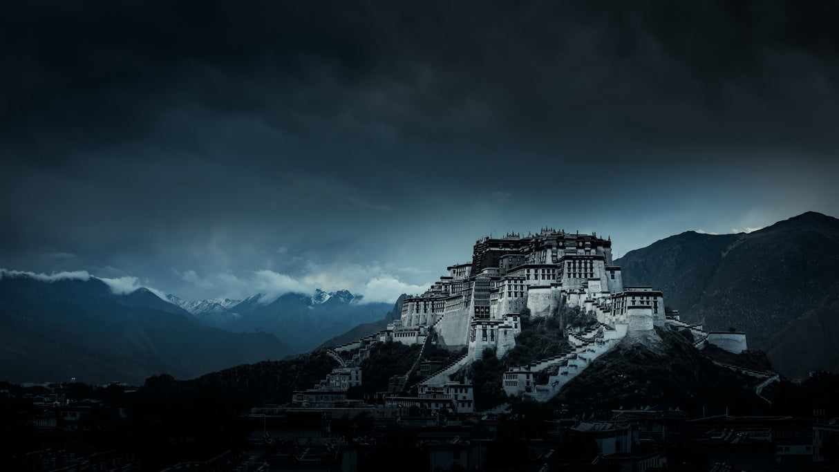 Potala Palace《冷峻布宫》 Poster och Canvastavla