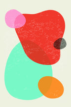 Bright Abstract Shapes #2 Poster och Canvastavla