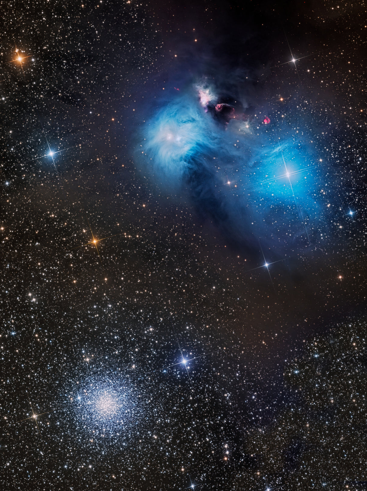 Blue Eyes and a smile - NGC 6726 Poster och Canvastavla