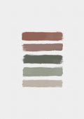 Ombre Earth Tones Poster och Canvastavla