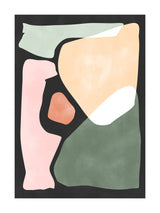 3x4 Aspectratio Pinkgreen30 Poster och Canvastavla
