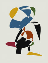 Multicolor Abstract Warp Poster och Canvastavla