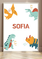 Personlig poster dinosaur poster