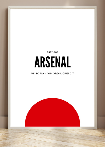 Arsenal Redball poster