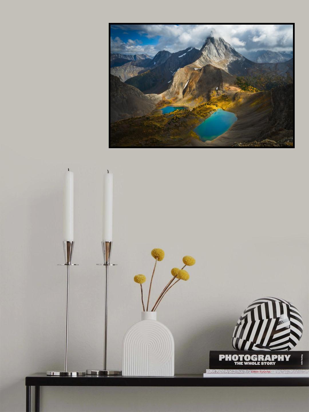 Mt Smutwood at Fall Poster och Canvastavla