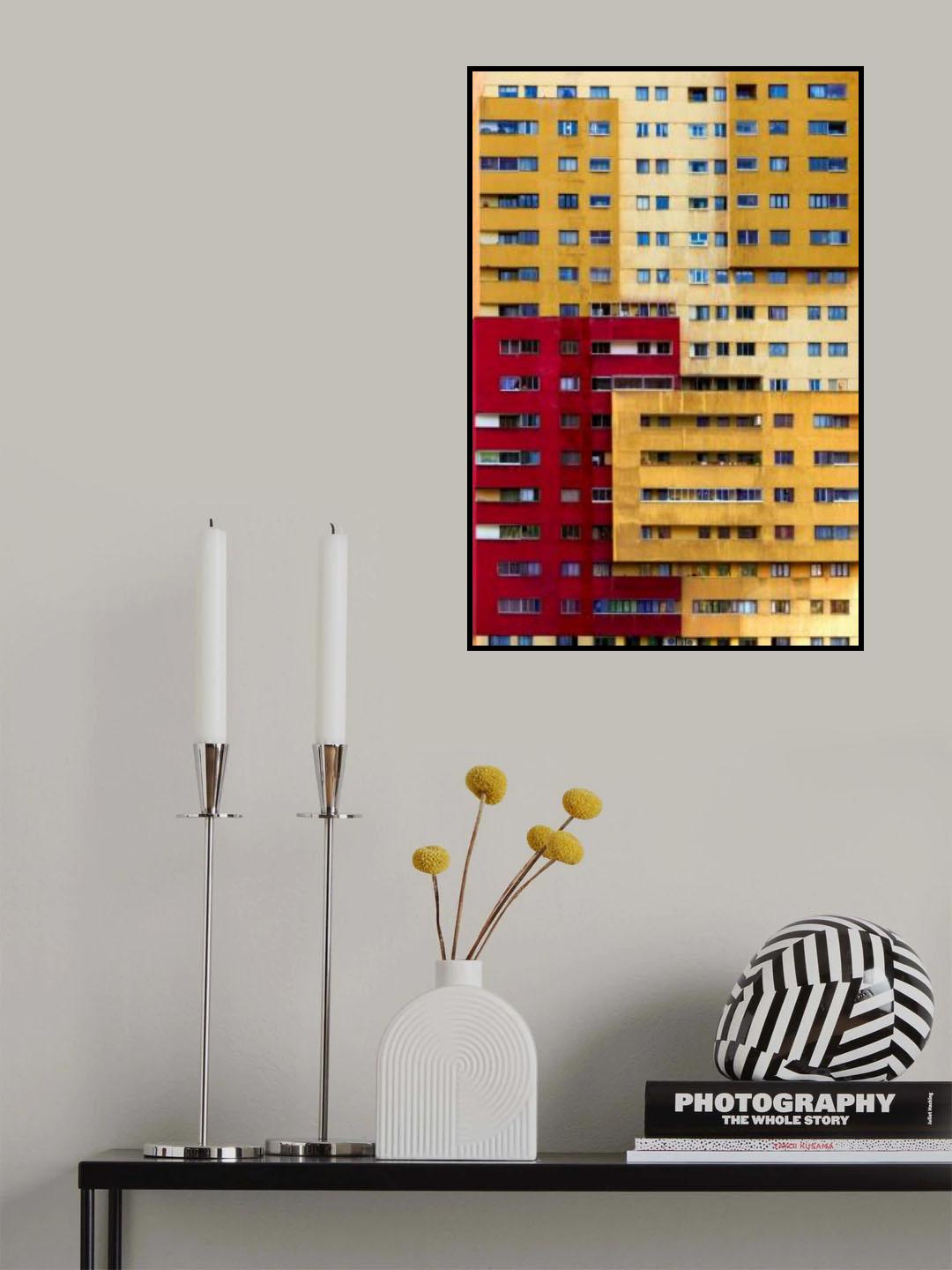 A building full of life Poster och Canvastavla