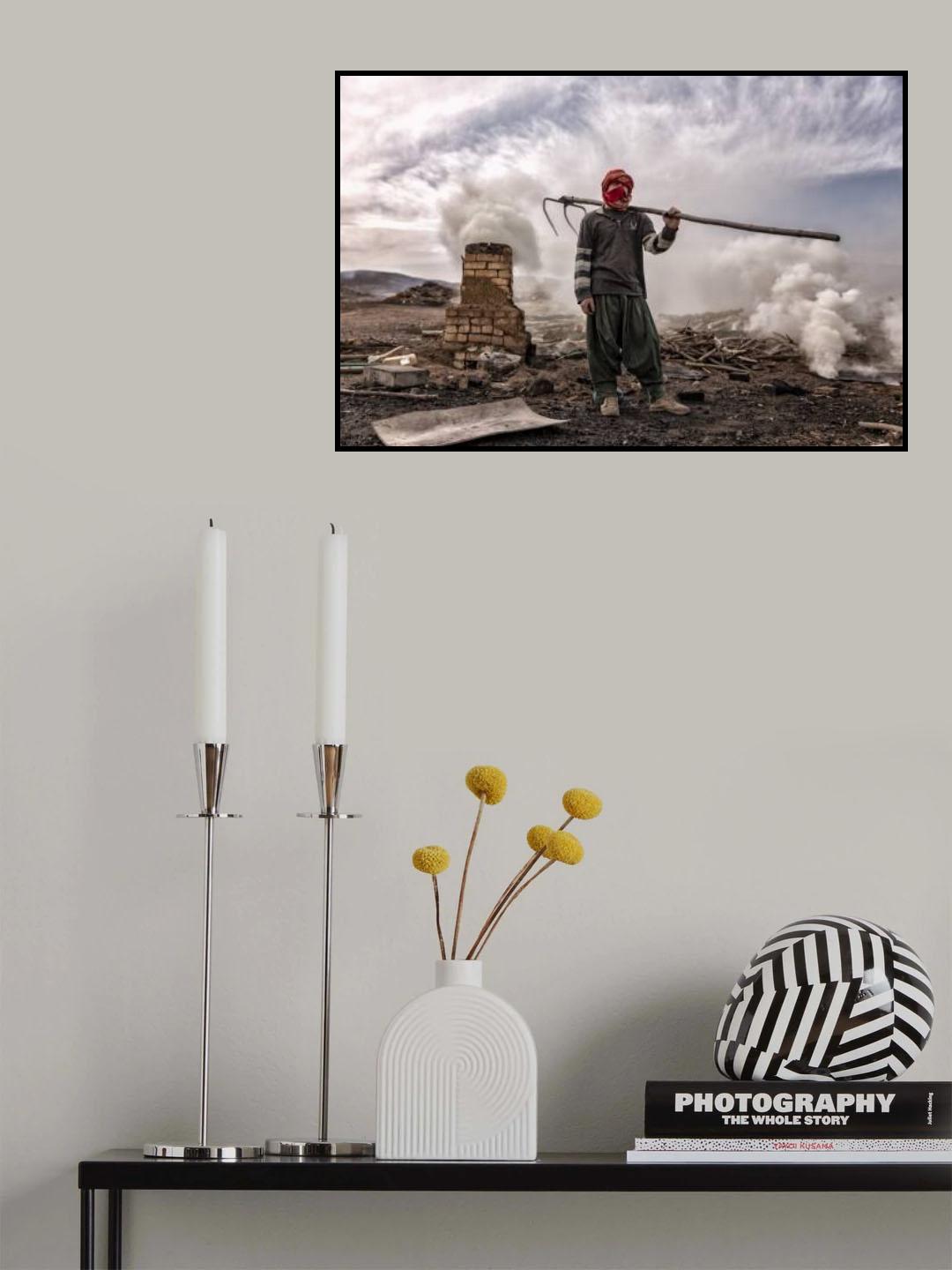 Coal worker Poster och Canvastavla