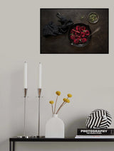 Poached plums Poster och Canvastavla