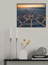 eight diagram city Poster och Canvastavla