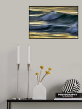 Waves in evening light Poster och Canvastavla
