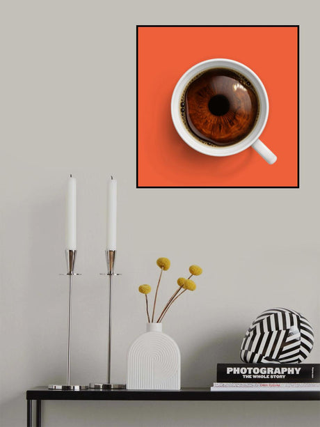Coffee Eye Print Poster och Canvastavla