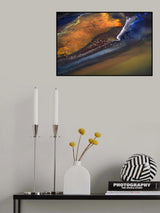 Flying Over Lake Magadi - 4 Poster och Canvastavla