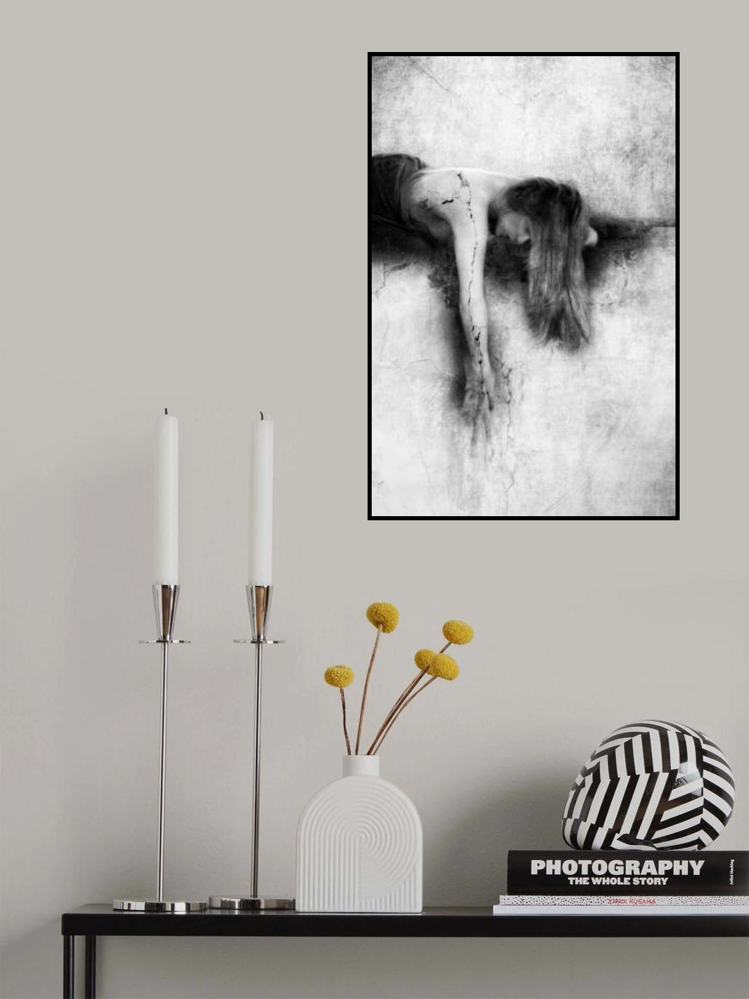 ‘...silently on through this emptiness.... Poster och Canvastavla