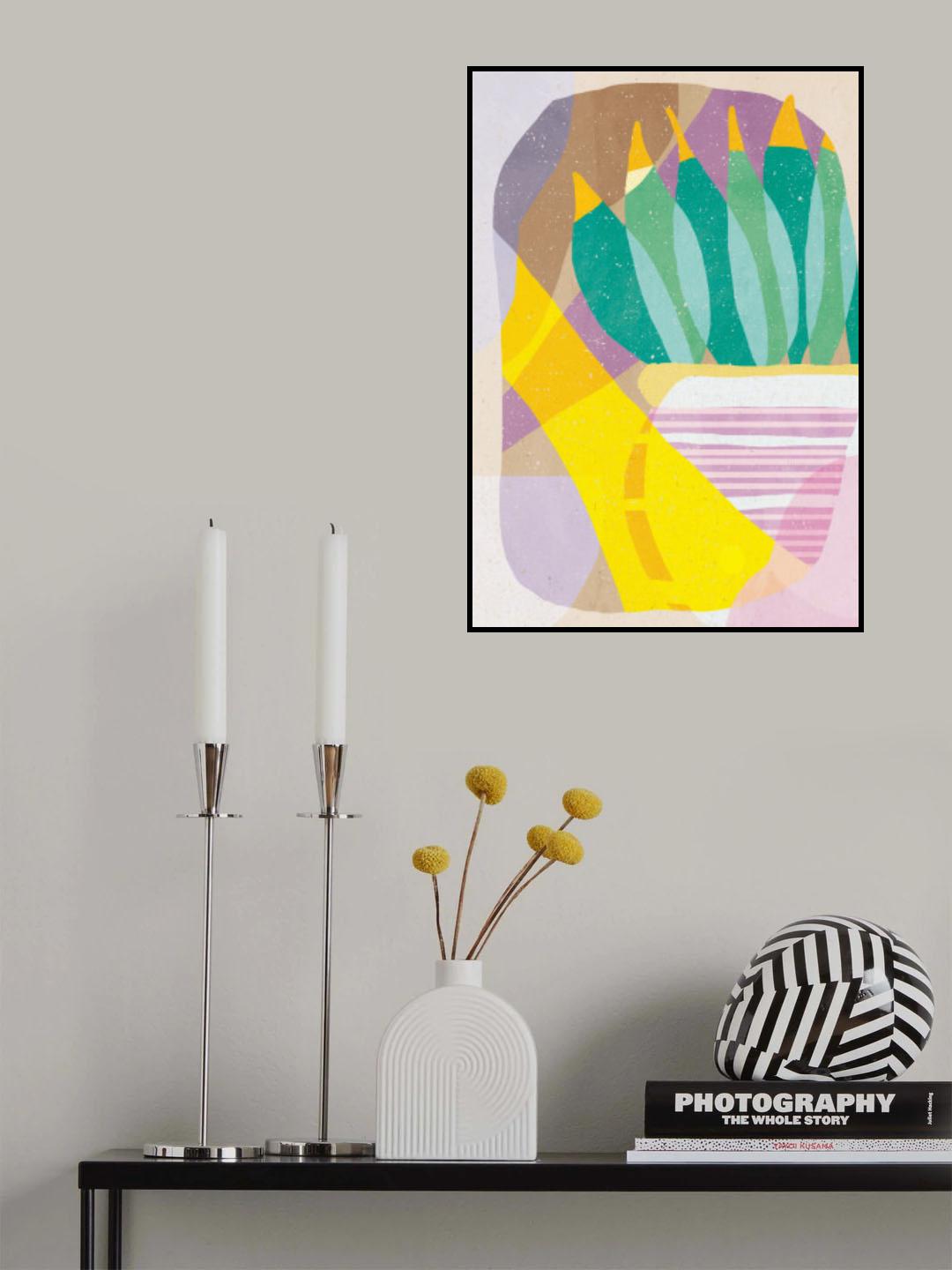 Plant in the Sun Poster och Canvastavla