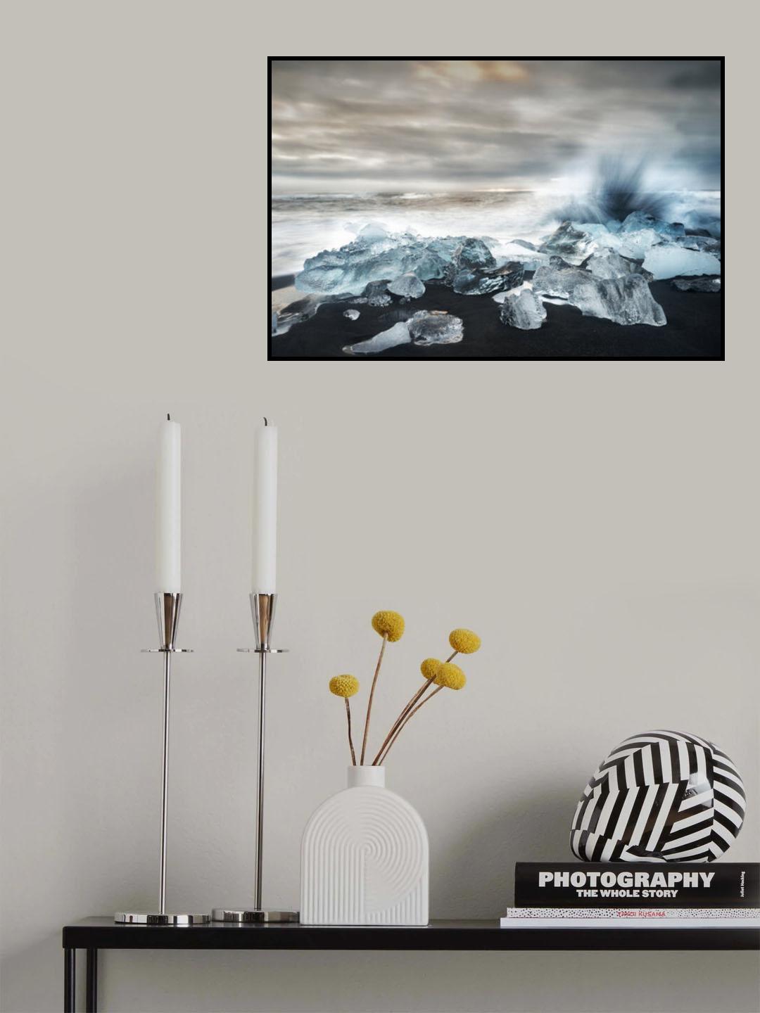 Water and Ice ! Poster och Canvastavla
