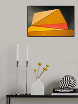 The yellow roof Poster och Canvastavla