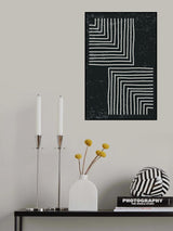 Black and White Line #1 Poster och Canvastavla