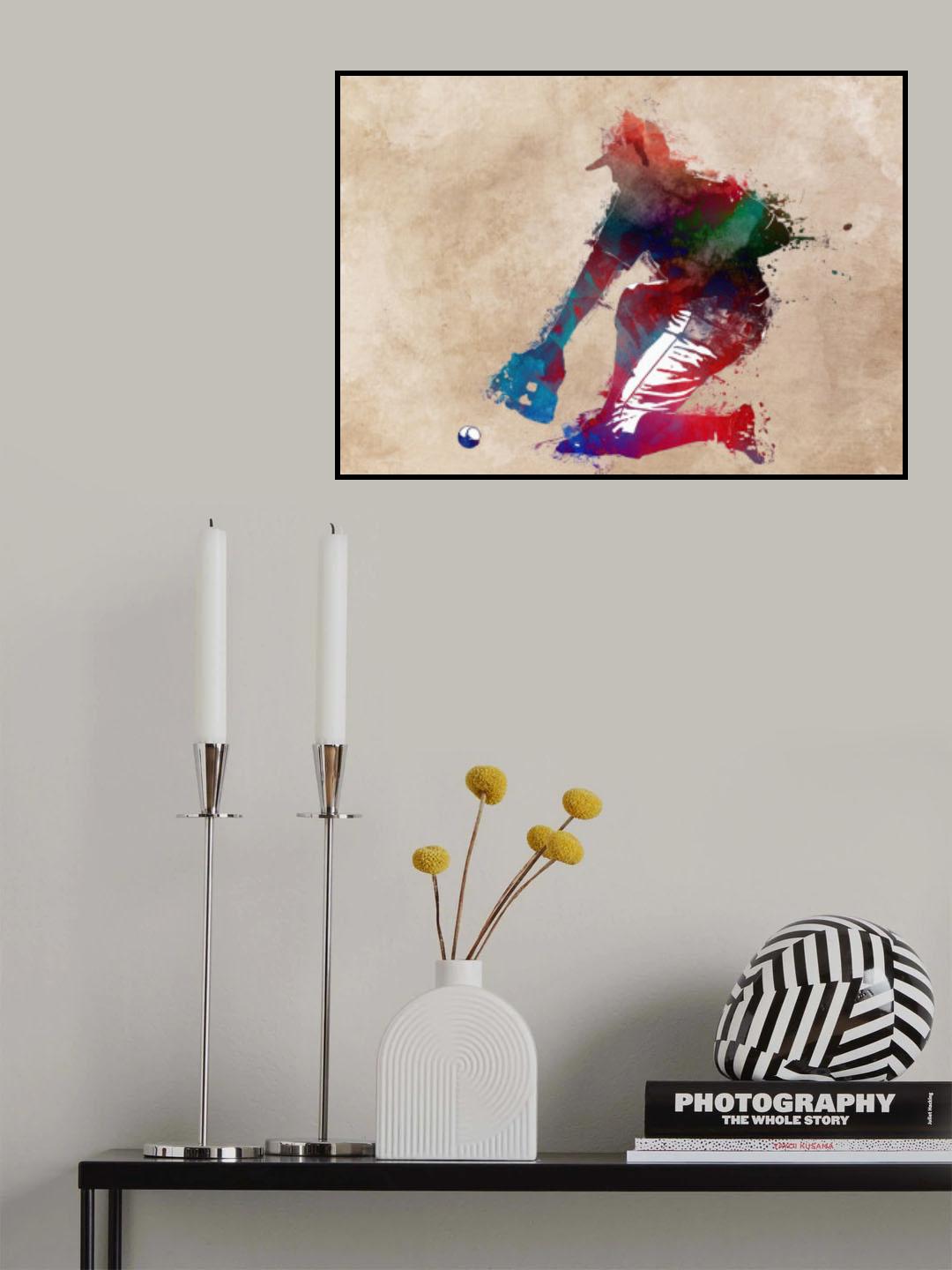 Baseball Sport Art 4 Poster och Canvastavla